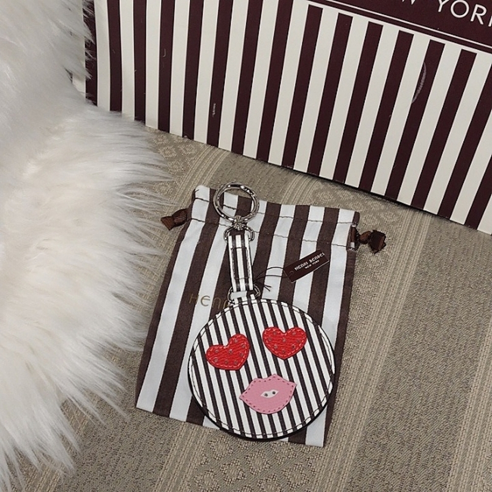 Henri Bendel ❤️Heart Smiley Bag Charm
